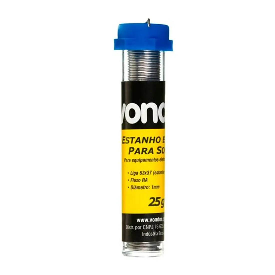 Solda estanho 25g tubinho - VONDER