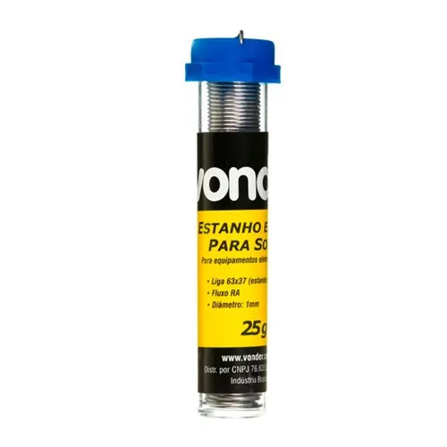 Solda estanho 25g tubinho - VONDER