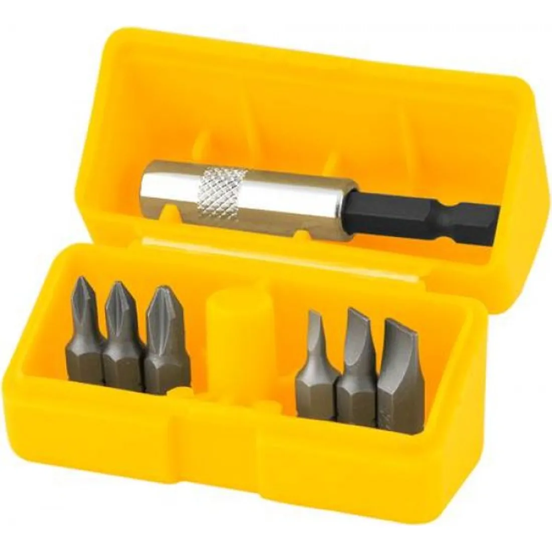Kit Jogo Bits/ponteiras 7 Pçs + Estojo Encaixe 1/4" -  Vonder