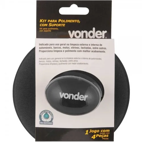 Kit para polimento com suporte - VONDER 63.64.125.002