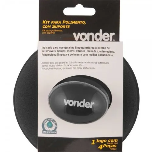Kit para polimento com suporte - VONDER 63.64.125.002