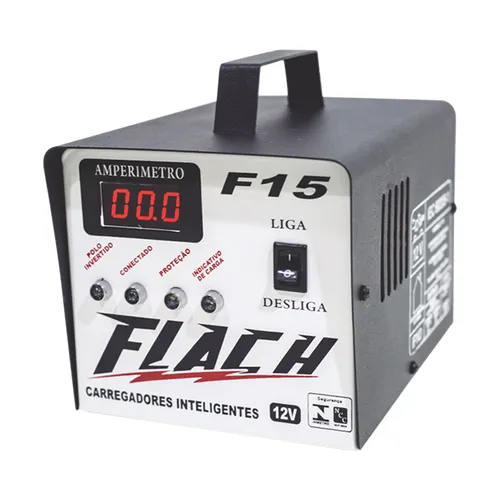 Carregador Inteligente de Bateria - FLACH F15