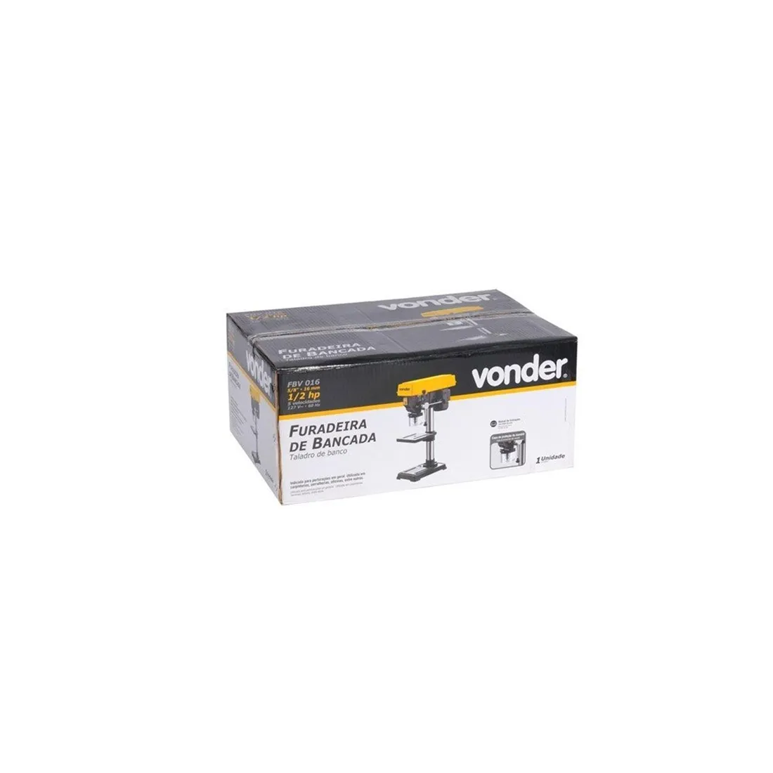Furadeira de bancada 16mm monofásica - FBV 016 Vonder