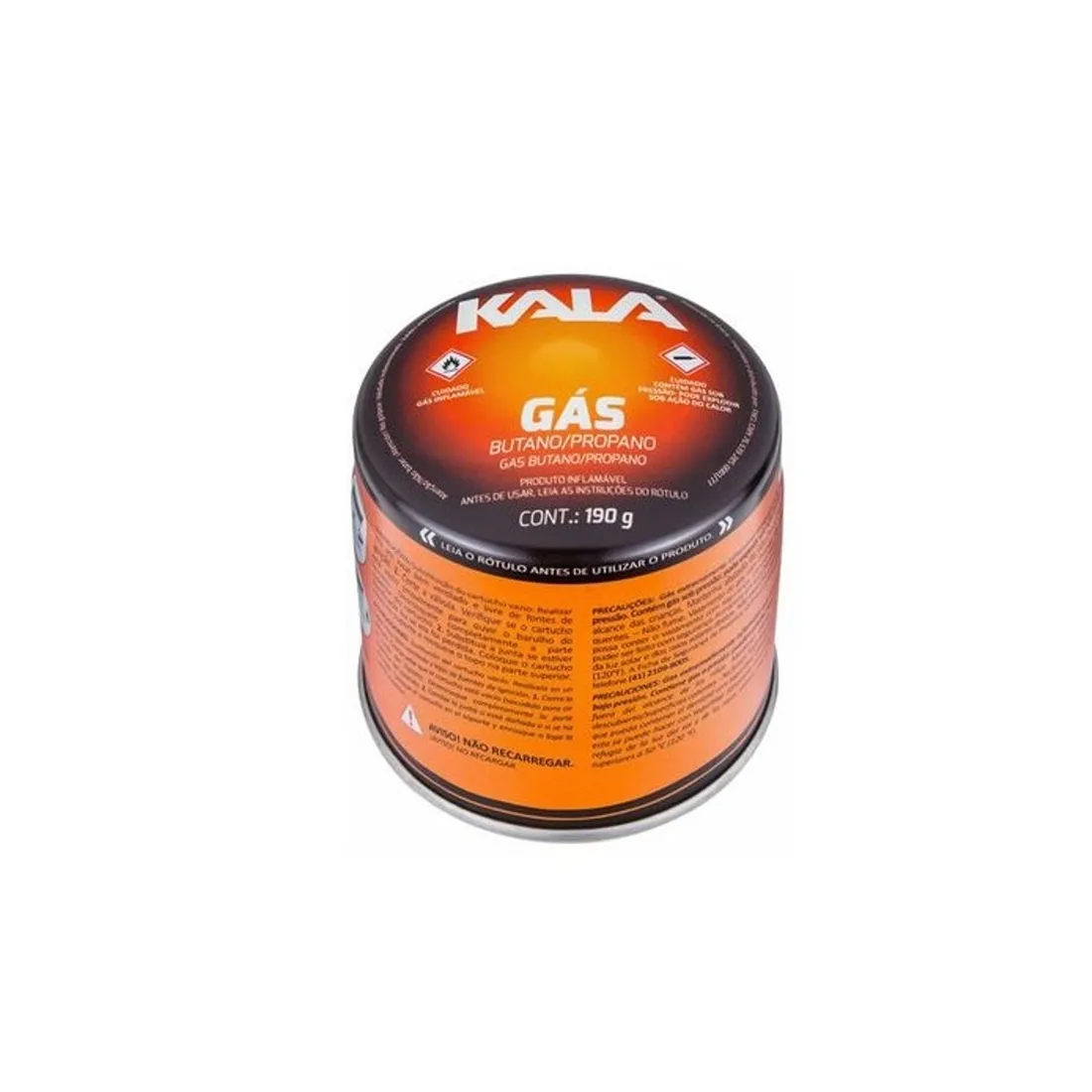 CARTUCHO DE GÁS PROPANO/BUTANO 190G KALA