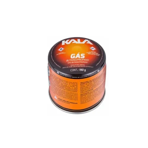 CARTUCHO DE GÁS PROPANO/BUTANO 190G KALA