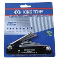 Jogo De Chave Torx Tipo Canivete 8pçs - KING TONY 20308PR - imagem 1