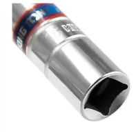 Soquete de Vela Estriado 14mm com Borracha e Encaixe de 3/8 Pol. - KINGTONY 36B014 - imagem 2