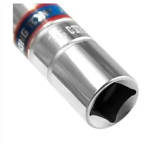 Soquete de Vela Estriado 14mm com Borracha e Encaixe de 3/8 Pol. - KINGTONY 36B014