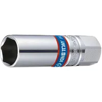 Soquete de Vela Sextavado com Borracha de 14mm para Motocicletas - KINGTONY 36B514 - imagem 1