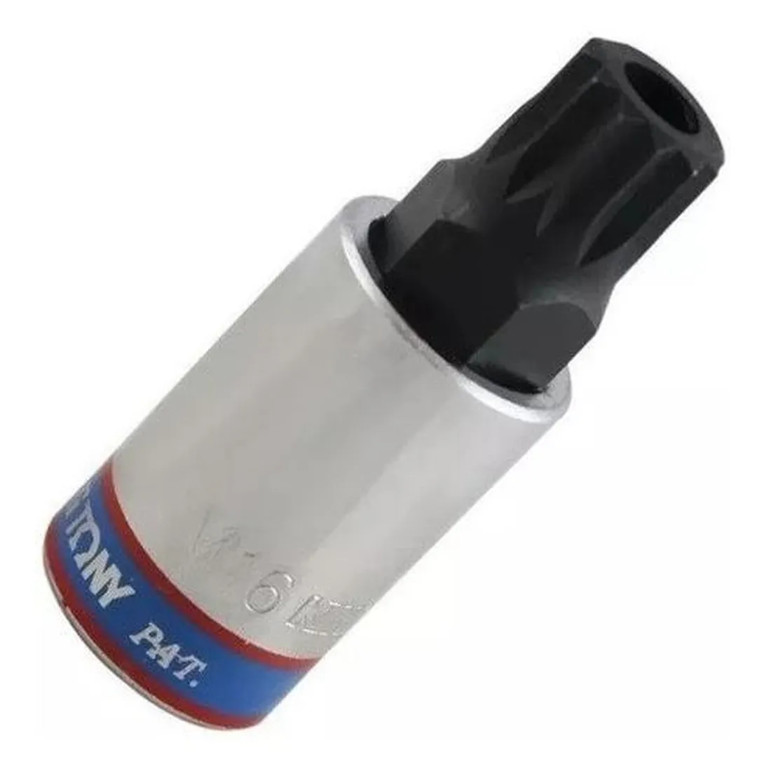 Chave Soquete tipo Multidentada M18 com Guia e Encaixe de 1/2 Pol. - KINGTONY 402B18