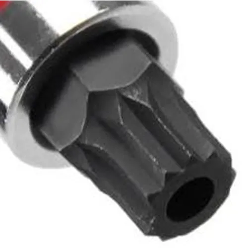 Chave Soquete tipo Multidentada M18 com Guia e Encaixe de 1/2 Pol. - KINGTONY 402B18