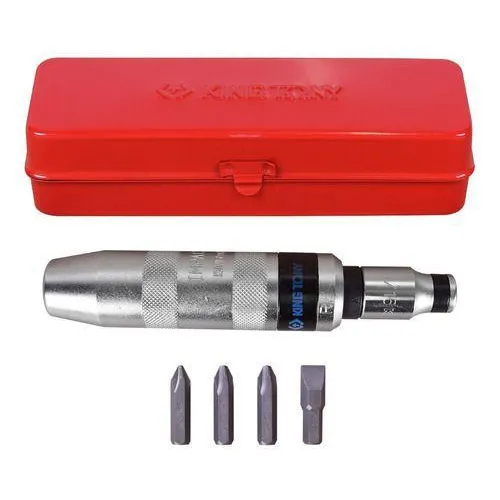 Chave impacto manual encaixe 1/2" com 4 bits - KING TONY 4112FR