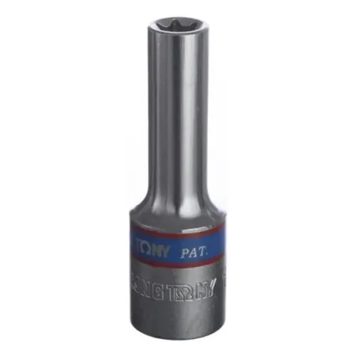 Soquete tipo torx longo E-12 1 1/2 - KING TONY 427512M
