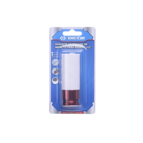 Soquete de impacto longo extra fino 1/2x21mm - KING TONY 494521MX