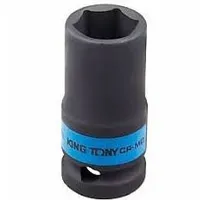 Soquete de Impacto Sextavado Longo de 50mm com Encaixe de 3/4 Pol. - KINGTONY 643550M - imagem 1