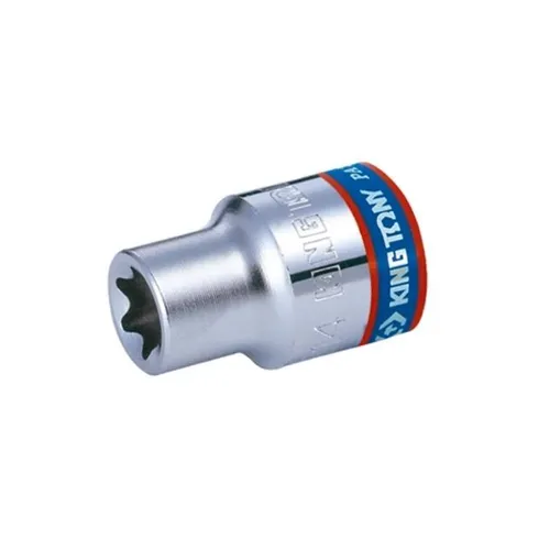 Soquete tipo torx E-04 - 3/8 - KING TONY 337504M