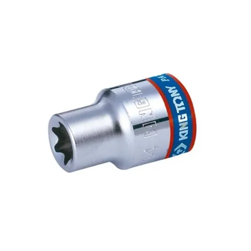 Soquete tipo torx E-04 - 3/8 - KING TONY 337504M