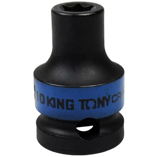 Soquete tipo torx E-10 de impacto - KING TONY 457510M