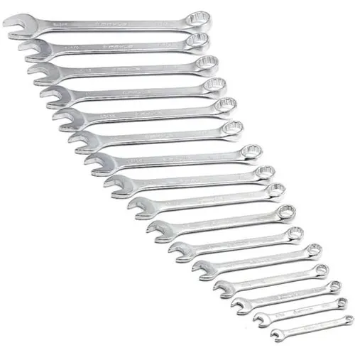 Jogo chave combinada 1/4 a 1.1/4 com 16 pçs - MAYLE