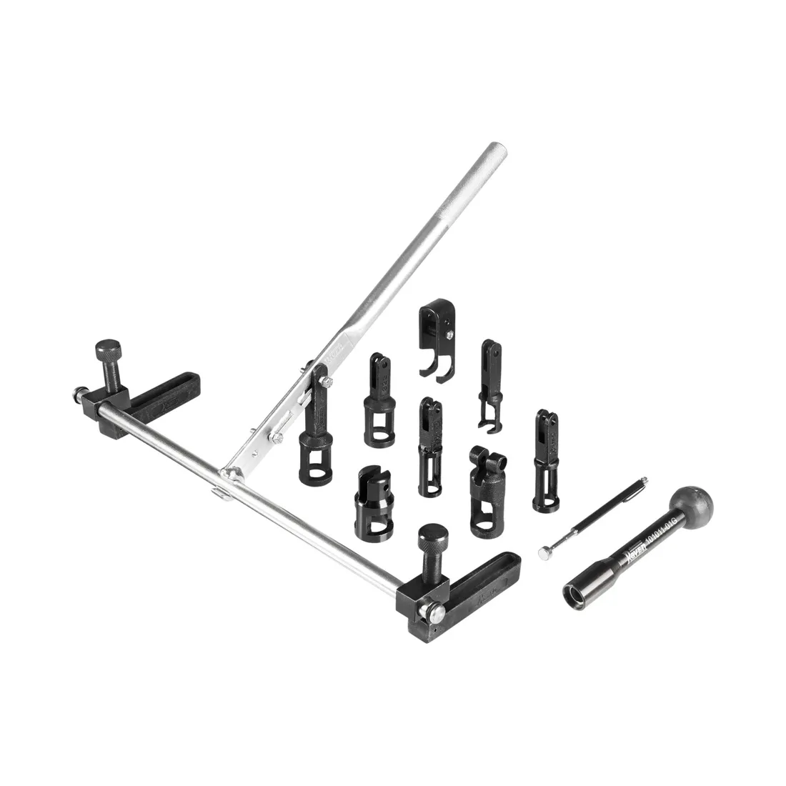 Conjunto de ferramentas para comprimir molas de válvulas de motores 8V, 12V, 16V e 20V 101011 RAVEN