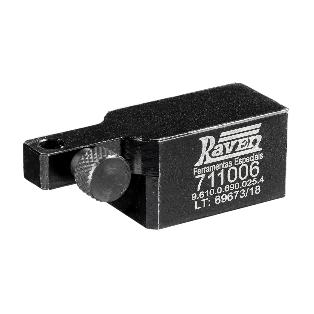 Suporte para relógio comparador dos motores OM-314, 352, 355, 364, 366, 447, 449 e 457 e MWM 711006 RAVEN