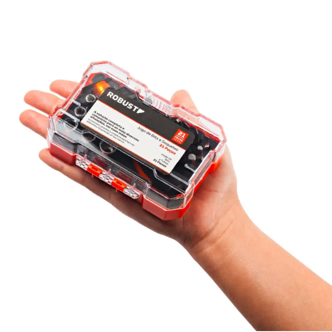 Jogo Soquete e Bits Diversos 21 Peças Ref. S49005021 - Robust