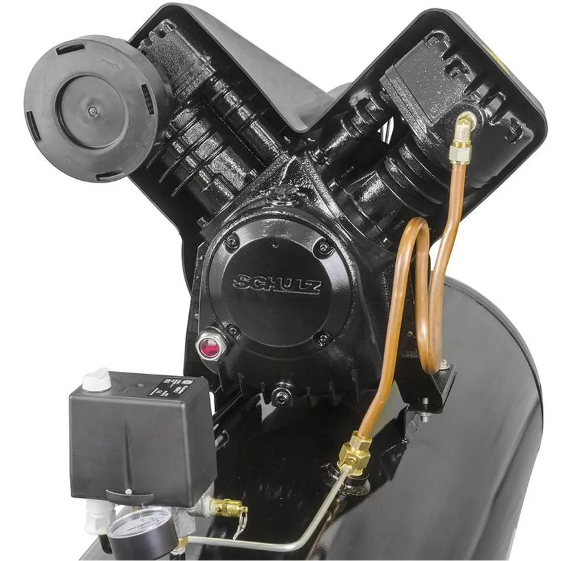 Compressor de Ar Audaz 5HP 20 Pés 200L 175lbf Trifásico 220V - SCHULZ MCSV20/200-220V