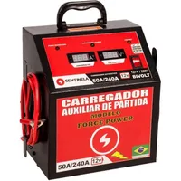CARREGADOR DE BATERIA 50A c/auxiliar 12V - SENTINELA CAV5012 - imagem 1