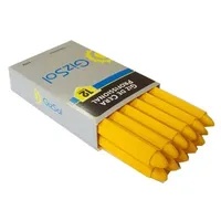 Giz de cera amarelo com 12 peças - SOL - imagem 1