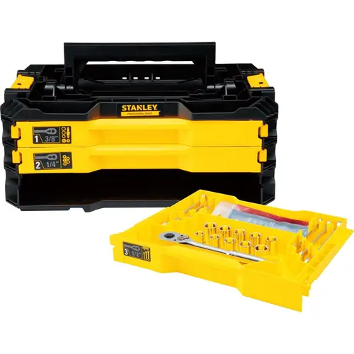 BAU COM 3 GAVETAS E 203 FERRAMENTAS STMT17993-LA STANLEY