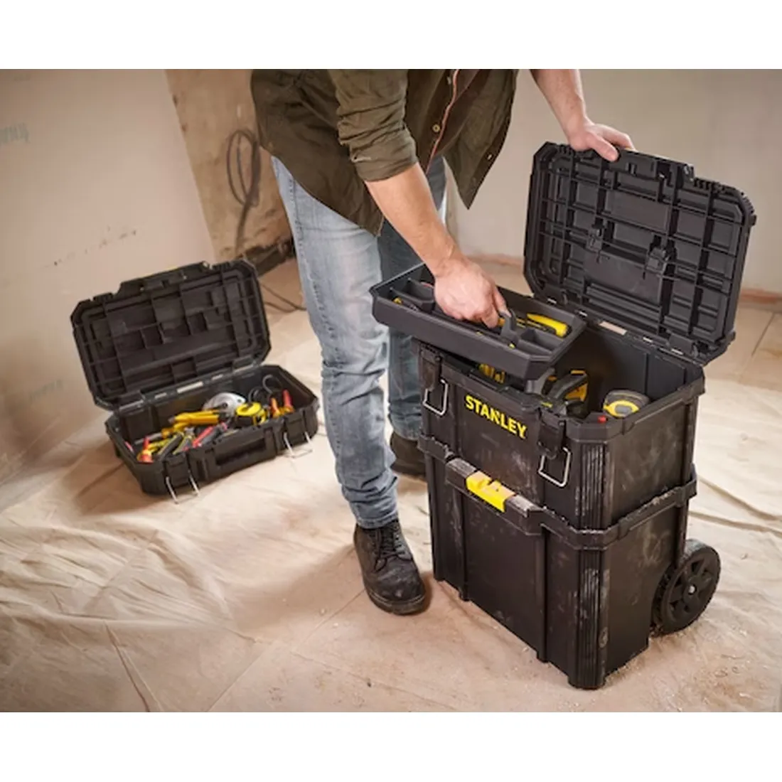 Carrinho organizador 3 em 1 Quick-Link STST83319-1 STANLEY