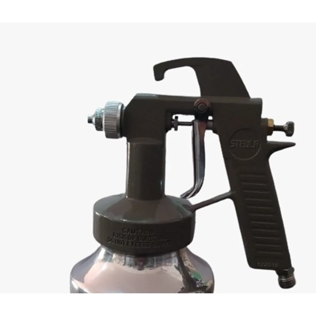 Pistola pintura ar direto 2 bicos copo metálico 900 ml BC 70 -  STEULA