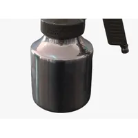Pistola pintura ar direto 2 bicos copo metálico 900 ml BC 70 -  STEULA - imagem 2