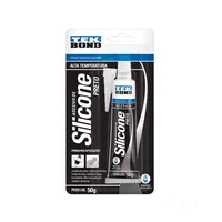 SILICONE ALTA TEMPERATURA PRETO 50G - TEK BOND - imagem 1