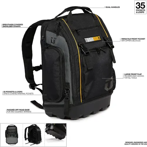 MOCHILA DE FERRAMENTAS PARA USO PROFISSIONAL TB-66C TOUGHBUILT