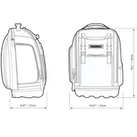 MOCHILA DE FERRAMENTAS PARA USO PROFISSIONAL TB-66C TOUGHBUILT - imagem 8