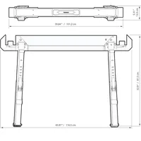 CAVALETE METALICO PROFISSIONAL PORTATIL TB-C700 TOUGHBUILT - imagem 4