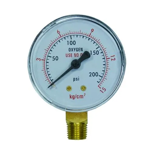 Manômetro oxigênio 200 psi V8 BRASIL 103579
