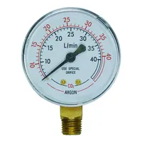 Manometro Medidor Relogio Pressão Regulador Argonio Co2 40l - V8 BRASIL 103958 - imagem 1