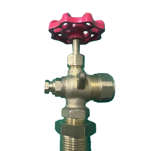 CONJUNTO VISOR INDICADOR DE NÍVEL METÁLICO REGISTRO 1/2" VIDRAK