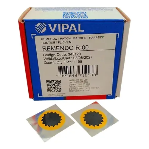 REMENDO A FRIO R-00 30mm - CAIXA C/ 195PÇ VIPAL