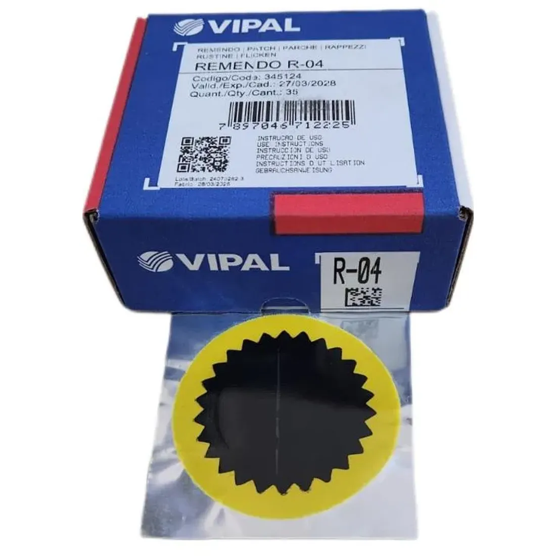 REMENDO A FRIO R-04 80mm - CAIXA C/ 35PÇ VIPAL