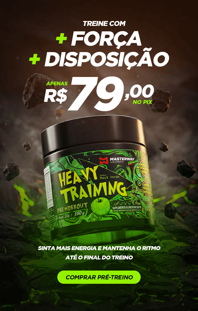 Banner mobile Pré-treino Heavy Training - Abril