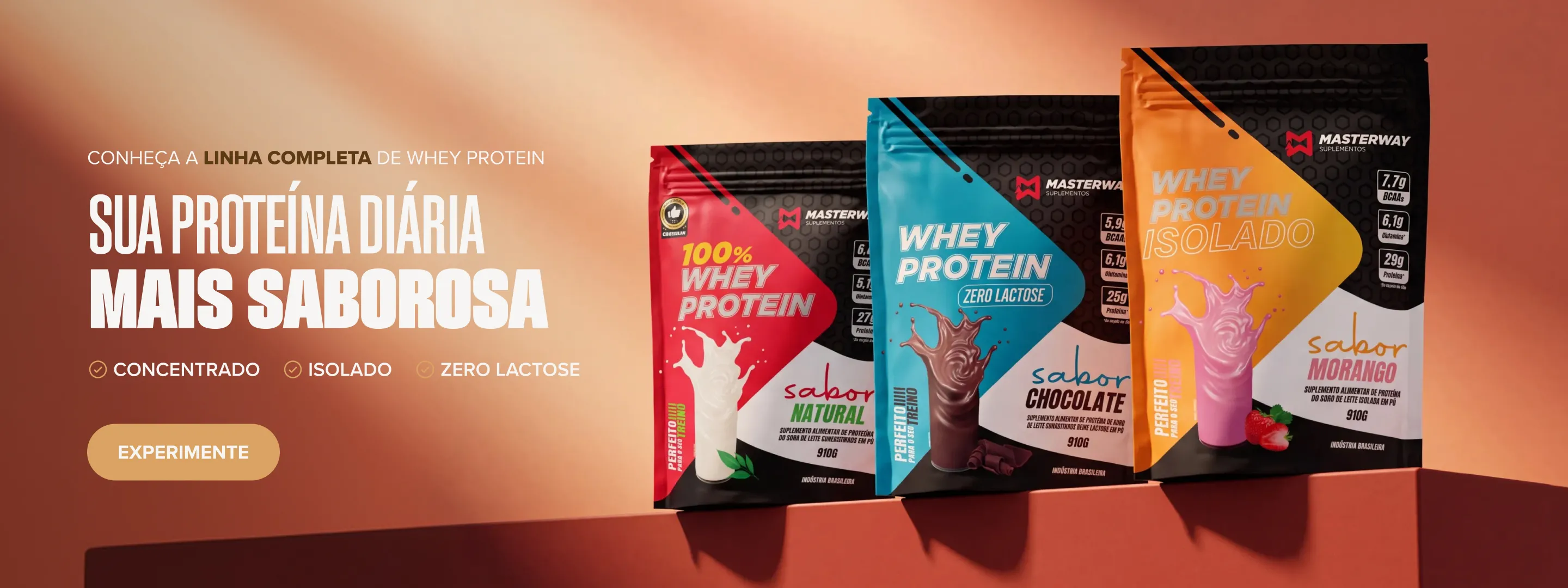 Banner Whey Protein - Linha Completa
