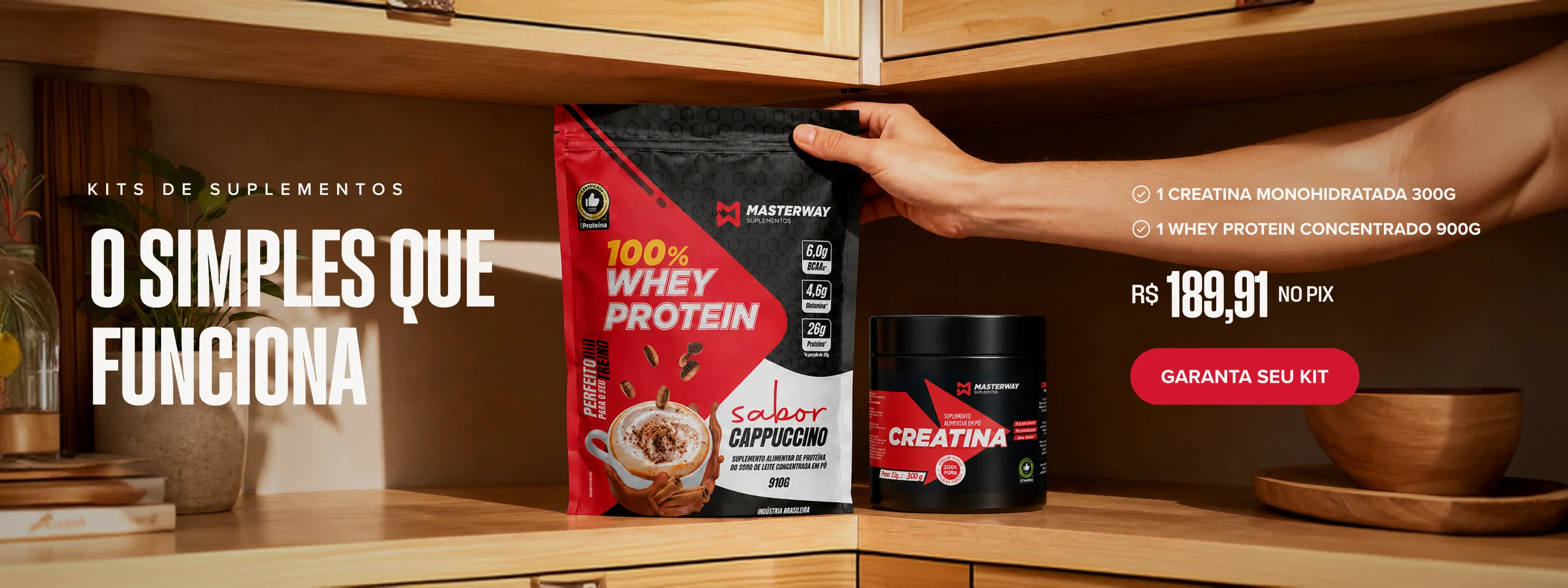 Banner Kit Creatina + Whey Protein