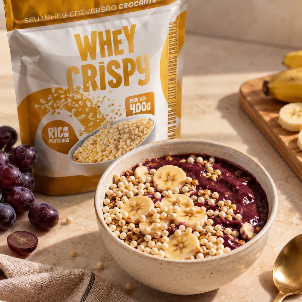 Whey Crispy: o que é, como consumir e ideias de uso