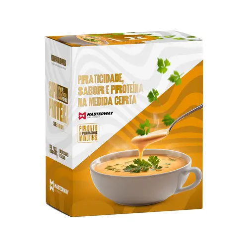 Sopa Proteica Masterway 35g - Frango Caipira  (Display 10 un)