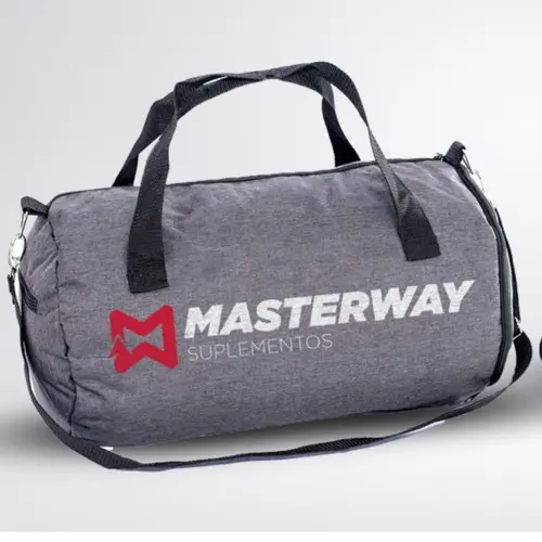 Bolsa de Treino Cinza - Masterway Suplementos Bolsa de Treino Cinza - Masterway Suplementos