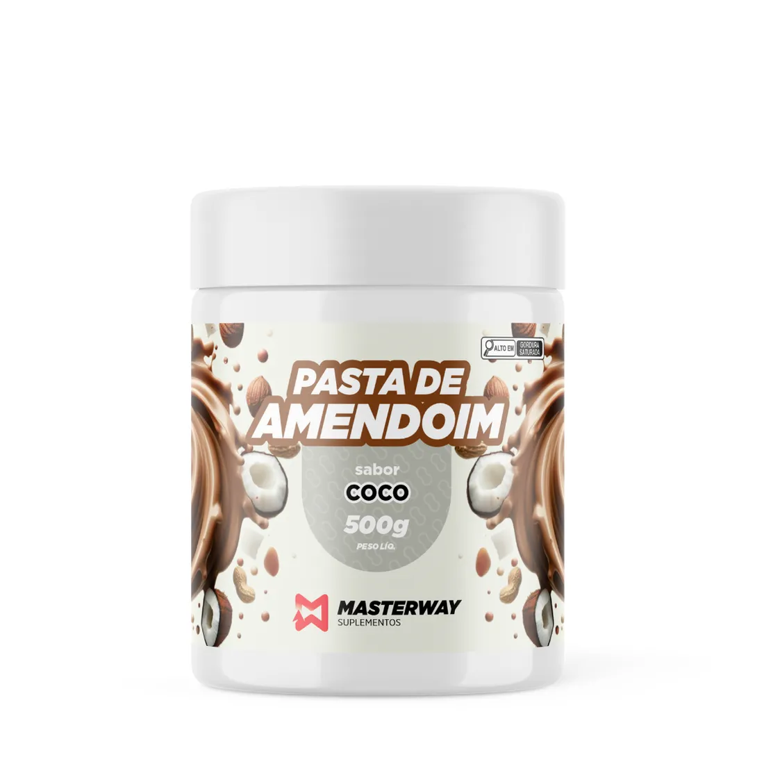 Pasta de Amendoim Gourmet 500g | Masterway Suplementos