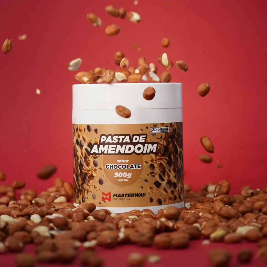 Pasta de Amendoim Gourmet 500g | Masterway Suplementos